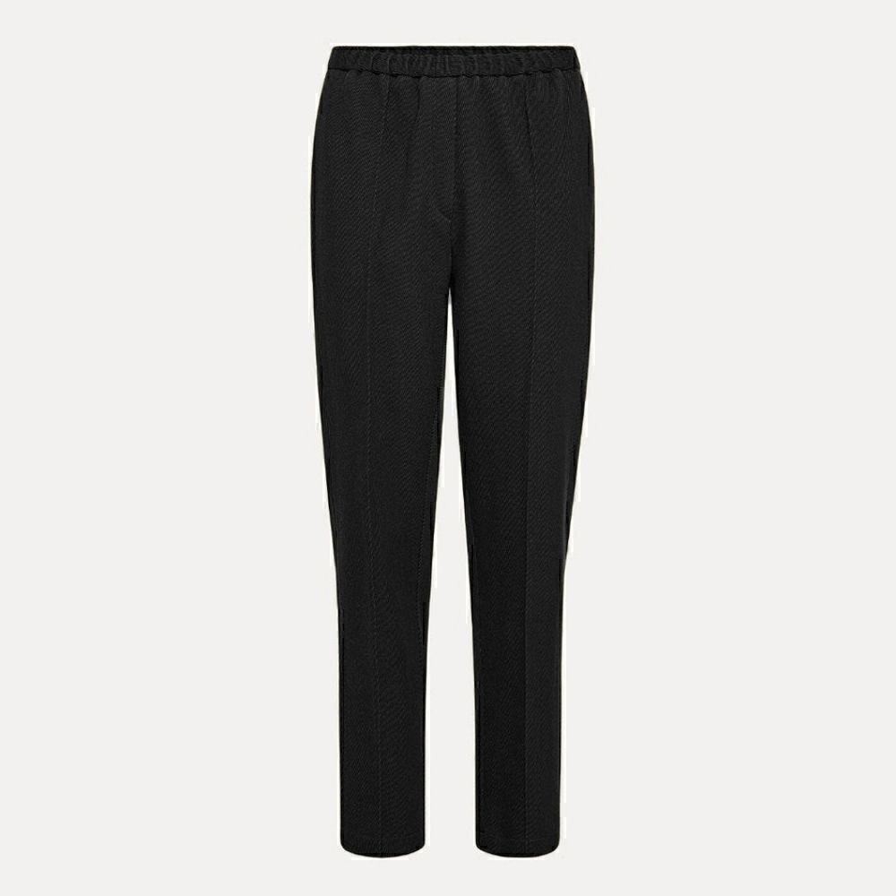 Forte Forte Pleated Trousers in Wool and Cotton Black Made in Italy Size 6 US